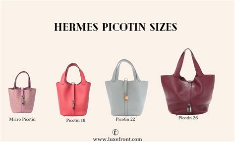 hermes bags picotin|Hermes picotin size chart.